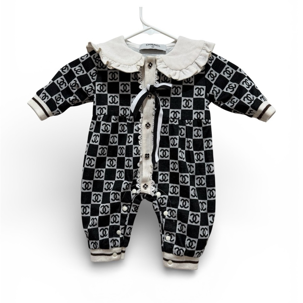 Designer inspired Baby girl bodysuit